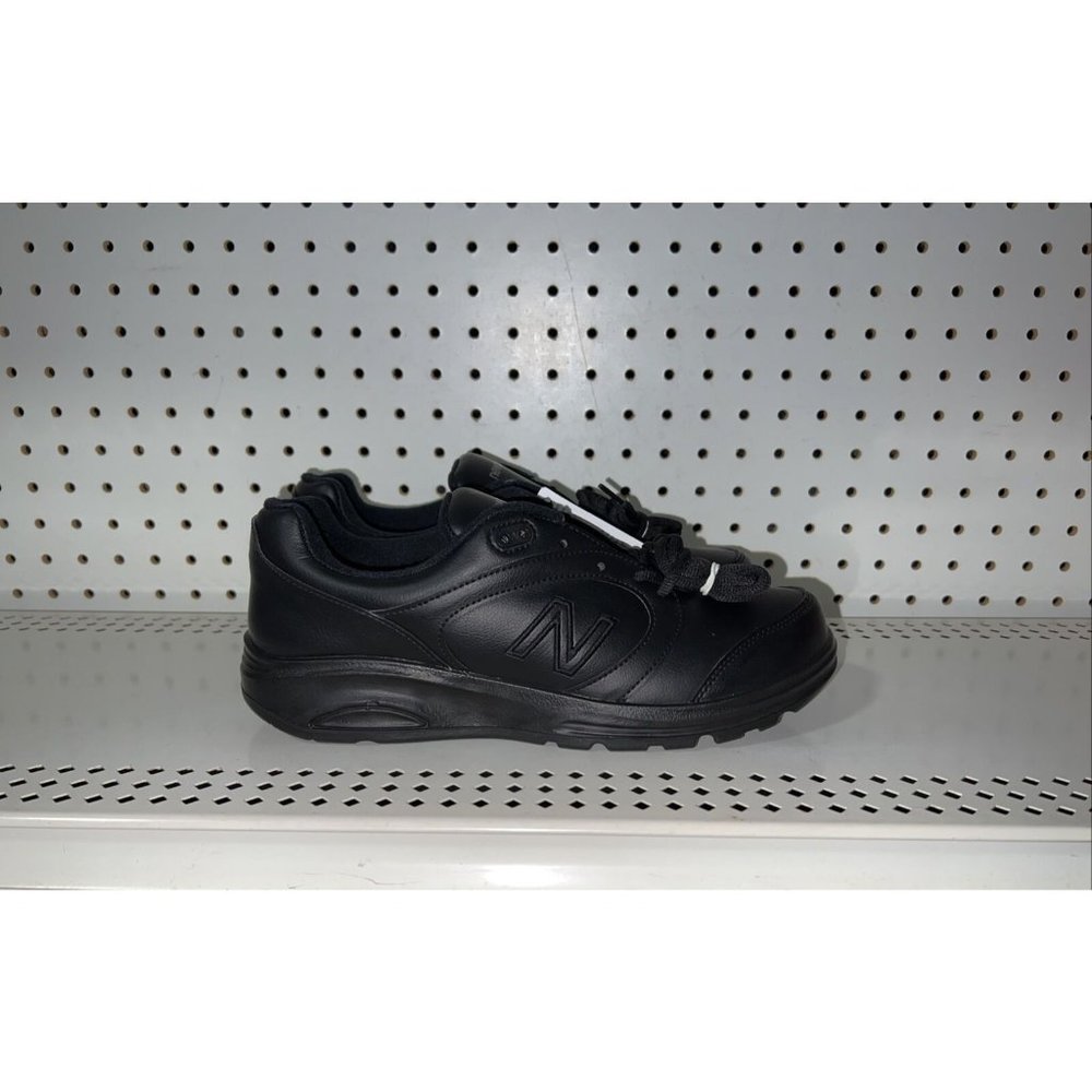 New Balance 674 Womens Leather Athletic Walking Shoes Size 5.5 B Black USA